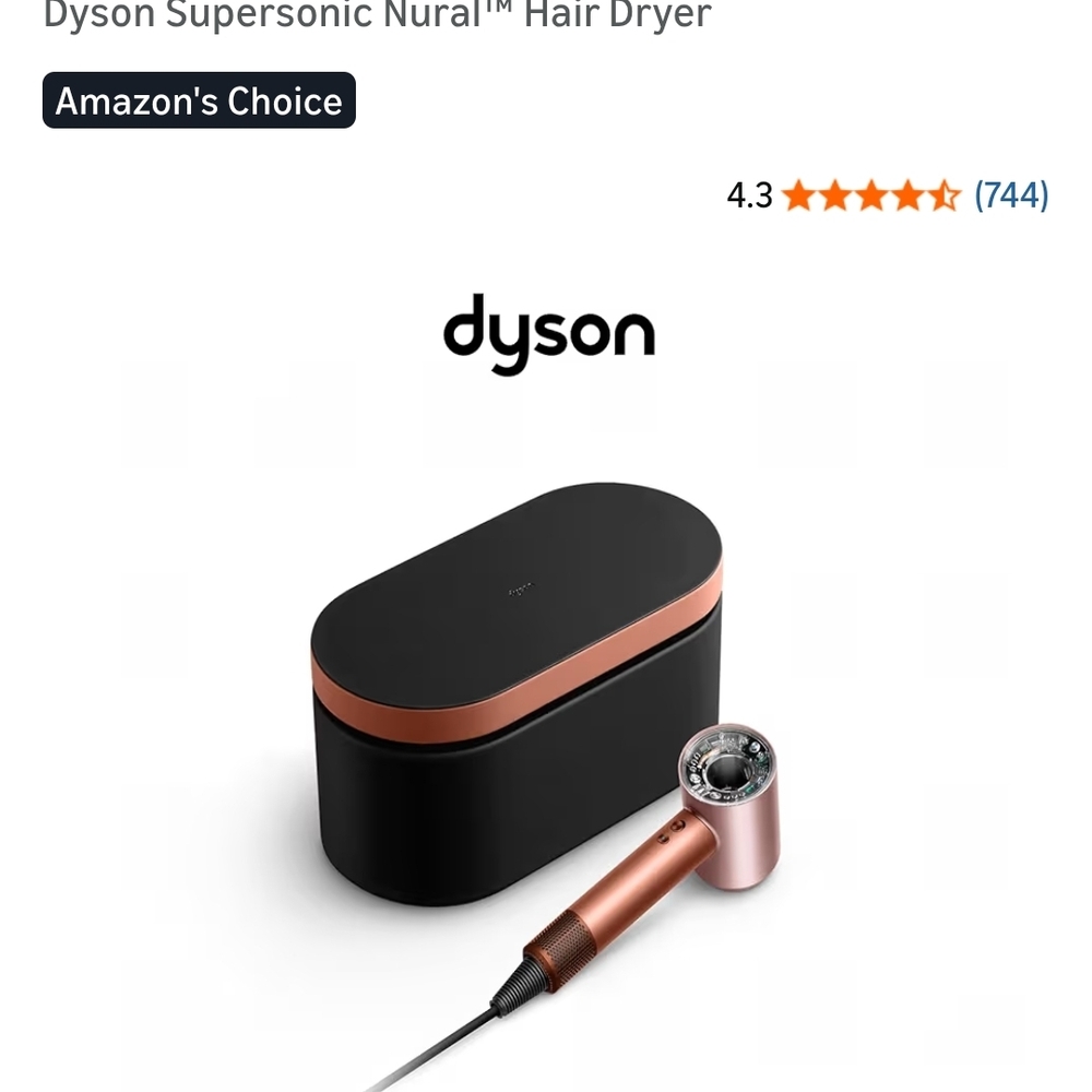 Dyson Copper and Black Hair Styling Set - Picture 2 of 9